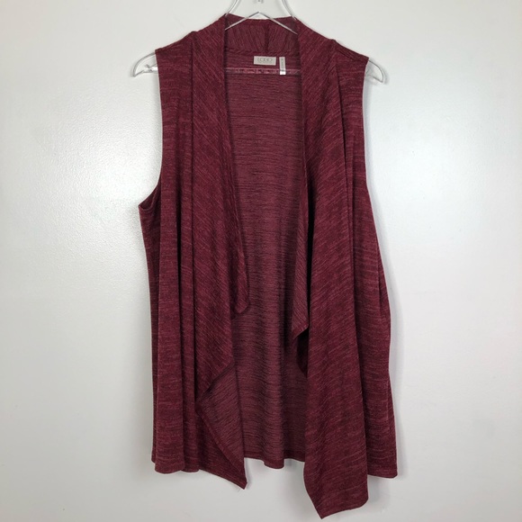 LOGO by Lori Goldstein Jackets & Blazers - LOGO By Lori Goldstein Knit Vest XL